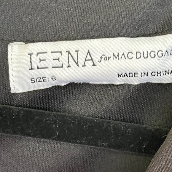 Mac Duggal Black Beaded Embellished V Neck Maxi Dress Formal Gown Sz 6 NEW - Picture 12 of 12